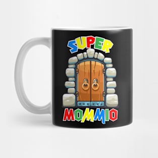 Funny Super Mommio Fitted Mug